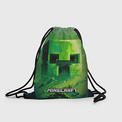 Мешок для обуви Minecraft зеленый персонаж в мире пикселей