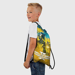 Рюкзак-мешок Helldivers 2: Confrontation, цвет: 3D-принт — фото 2