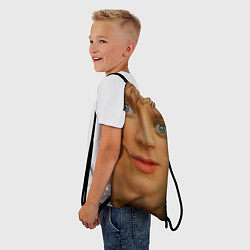 Рюкзак-мешок Мем упоротый Фродо улыбается, цвет: 3D-принт — фото 2