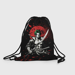 Рюкзак-мешок Ван пис - Зоро самурай, цвет: 3D-принт