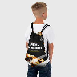 Рюкзак-мешок Real Madrid legendary sport fire, цвет: 3D-принт — фото 2