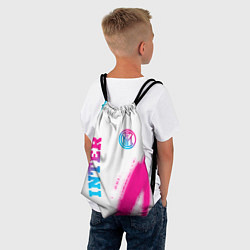 Рюкзак-мешок Inter neon gradient style вертикально, цвет: 3D-принт — фото 2