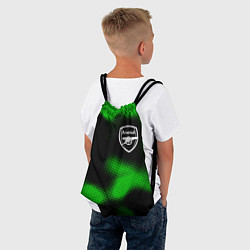 Рюкзак-мешок Arsenal sport halftone, цвет: 3D-принт — фото 2