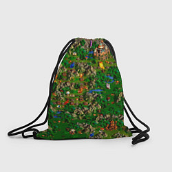 Рюкзак-мешок Карта из Героев 3, цвет: 3D-принт