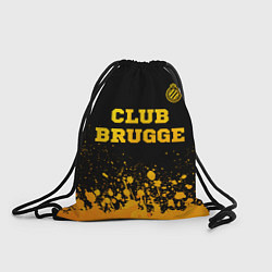 Рюкзак-мешок Club Brugge - gold gradient посередине, цвет: 3D-принт