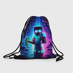 Мешок для обуви Minecraft - neon character ai art
