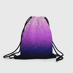 Рюкзак-мешок Абстрактный градиент розово-синий, цвет: 3D-принт