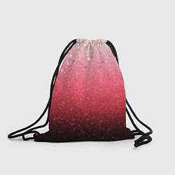 Рюкзак-мешок Градиент розово-чёрный брызги, цвет: 3D-принт
