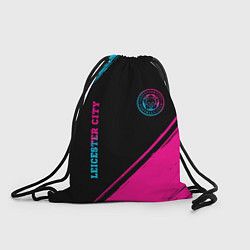 Рюкзак-мешок Leicester City - neon gradient вертикально, цвет: 3D-принт