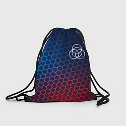 Рюкзак-мешок Elden Ring неоновые соты, цвет: 3D-принт