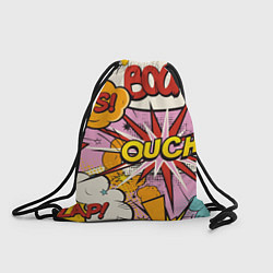 Рюкзак-мешок Oops-boom: комикс бум, цвет: 3D-принт