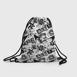 Рюкзак-мешок Панк-рок музыка, цвет: 3D-принт