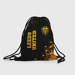 Мешок для обуви Leeds United - gold gradient вертикально