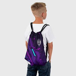 Рюкзак-мешок The Witcher neon gaming, цвет: 3D-принт — фото 2