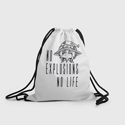 Рюкзак-мешок No explosions no life, цвет: 3D-принт