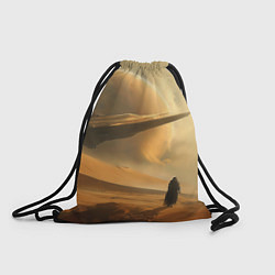 Рюкзак-мешок Пустыня и космический корабль - Дюна, цвет: 3D-принт