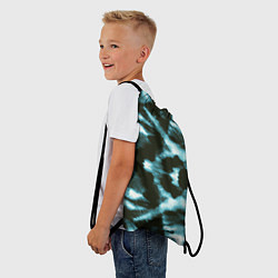Рюкзак-мешок Тай дай синий, цвет: 3D-принт — фото 2