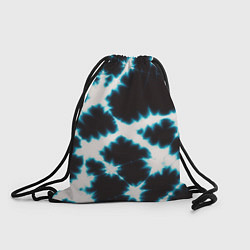 Рюкзак-мешок Тёмно синий тай дай, цвет: 3D-принт