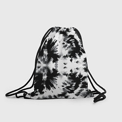 Рюкзак-мешок Серо белый тайдай, цвет: 3D-принт
