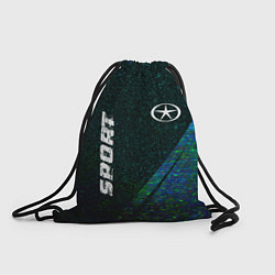 Рюкзак-мешок JAC sport glitch blue, цвет: 3D-принт