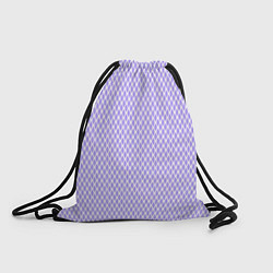 Рюкзак-мешок Светлый сиреневый паттерн сетка, цвет: 3D-принт