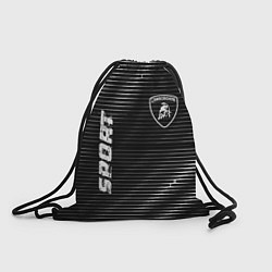 Рюкзак-мешок Lamborghini sport metal, цвет: 3D-принт