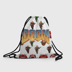 Рюкзак-мешок Doom 1993 паттерн, цвет: 3D-принт