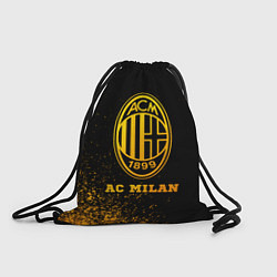 Рюкзак-мешок AC Milan - gold gradient, цвет: 3D-принт