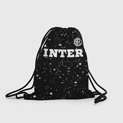 Мешок для обуви Inter sport на темном фоне посередине