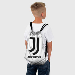 Рюкзак-мешок Juventus sport на светлом фоне, цвет: 3D-принт — фото 2