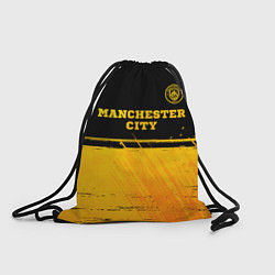 Рюкзак-мешок Manchester City - gold gradient посередине, цвет: 3D-принт
