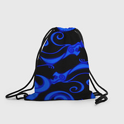Рюкзак-мешок Призрачное тату дракона, цвет: 3D-принт