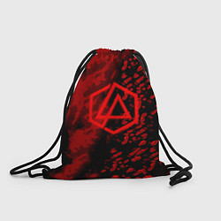 Рюкзак-мешок Linkin park red logo, цвет: 3D-принт