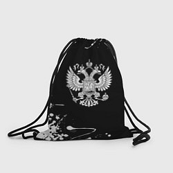 Рюкзак-мешок Россия герб краски брызги, цвет: 3D-принт
