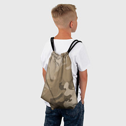 Рюкзак-мешок Камуфляж сепия, цвет: 3D-принт — фото 2