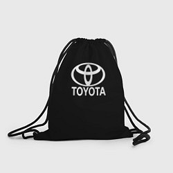 Рюкзак-мешок Toyota white logo, цвет: 3D-принт