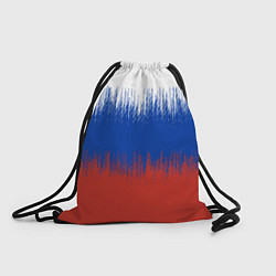 Рюкзак-мешок Российский флаг градиент, цвет: 3D-принт