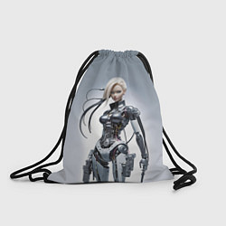 Рюкзак-мешок Barbie - cyber warrior, цвет: 3D-принт