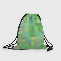 Рюкзак-мешок Пиксели в зеленом, цвет: 3D-принт