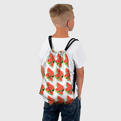 Рюкзак-мешок Разрезанный арбуз, цвет: 3D-принт — фото 2