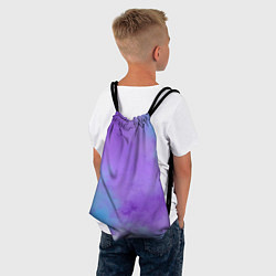 Рюкзак-мешок Фиолетовый космический туман, цвет: 3D-принт — фото 2