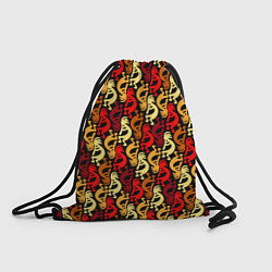 Рюкзак-мешок Кокопелли - паттерн, цвет: 3D-принт