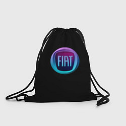 Рюкзак-мешок FIAT logo neon, цвет: 3D-принт