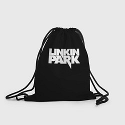 Рюкзак-мешок Lnkin park logo white, цвет: 3D-принт