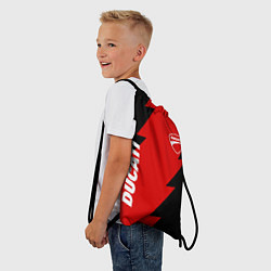 Рюкзак-мешок Ducati - logo, цвет: 3D-принт — фото 2