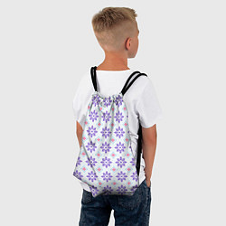 Рюкзак-мешок Красивый цветочный узор, цвет: 3D-принт — фото 2