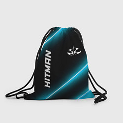Рюкзак-мешок Hitman неоновые лампы, цвет: 3D-принт
