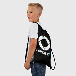 Рюкзак-мешок Portal2 logo game, цвет: 3D-принт — фото 2