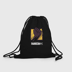 Рюкзак-мешок Радуга 6 лого стиль, цвет: 3D-принт