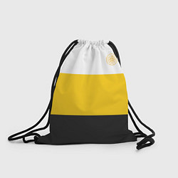 Рюкзак-мешок За веру царя и святую триединую Русь КЦК желтый, цвет: 3D-принт